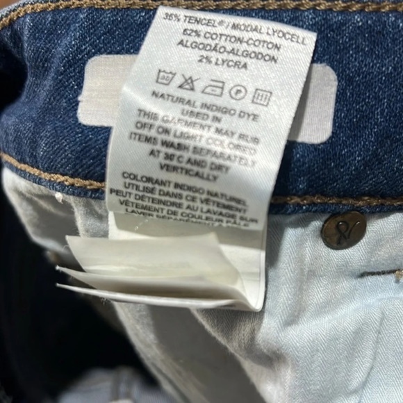 DL1961 Women's Blue Smart Denim Riley Boyfriend Relaxed Jeans 25 - Picture 8 of 8